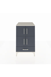 Kronos Komodin 4 Raflı Tek Çekmeceli 4 Kapaklı 60x59x96 Aytaşı-Antrasit
