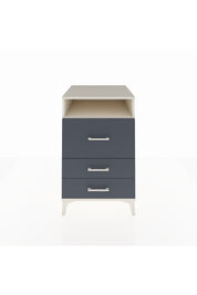 Kronos Komodin Tek Raflı 3 Çekmeceli 60x59x96 Aytaşı-Antrasit