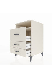 Kronos Komodin Tek Raflı 3 Çekmeceli 60x59x96 Aytaşı-Aytaşı