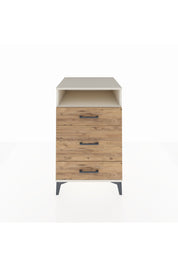 Kronos Komodin Tek Raflı 3 Çekmeceli 60x59x96 Aytaşı-Çam