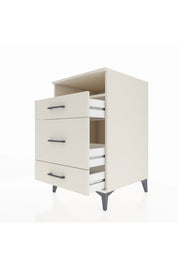 Kronos Komodin Tek Raflı 3 Çekmeceli 60x59x96 Aytaşı-Aytaşı