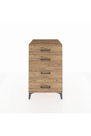 Kronos Komodin 4 Çekmeceli 60x59x96 Çam-Çam