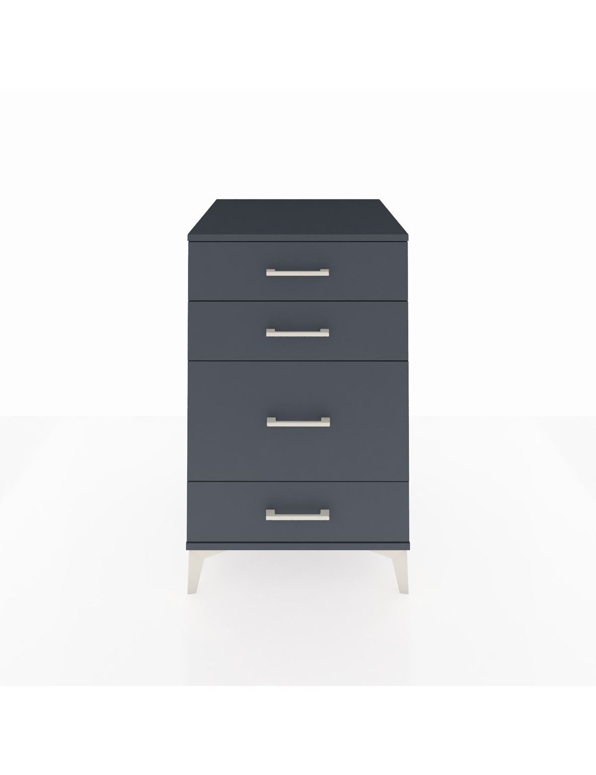 Kronos Komodin 4 Çekmeceli 60x59x96 Antrasit-Antrasit