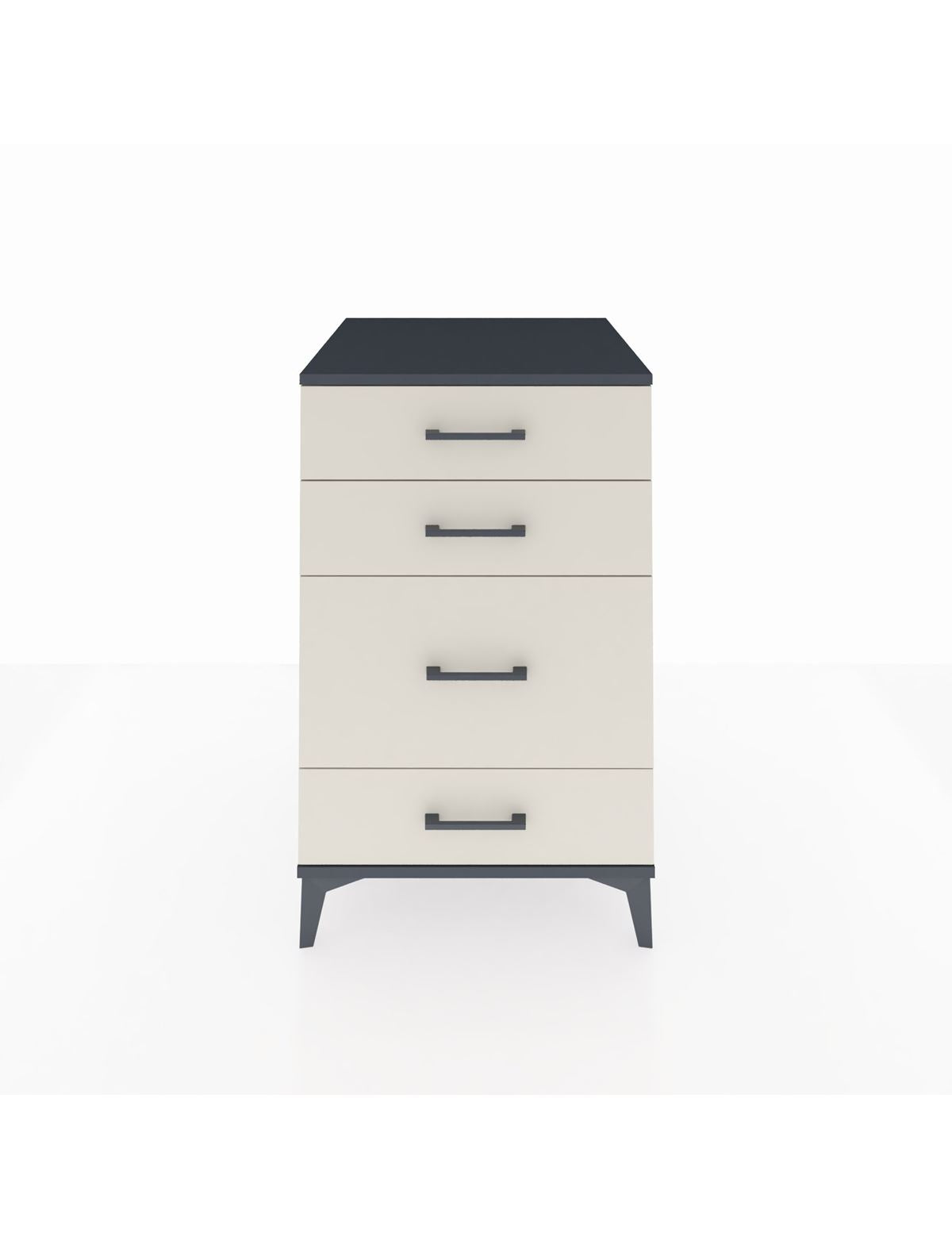 Kronos Komodin 4 Çekmeceli 60x59x96 Antrasit-Aytaşı