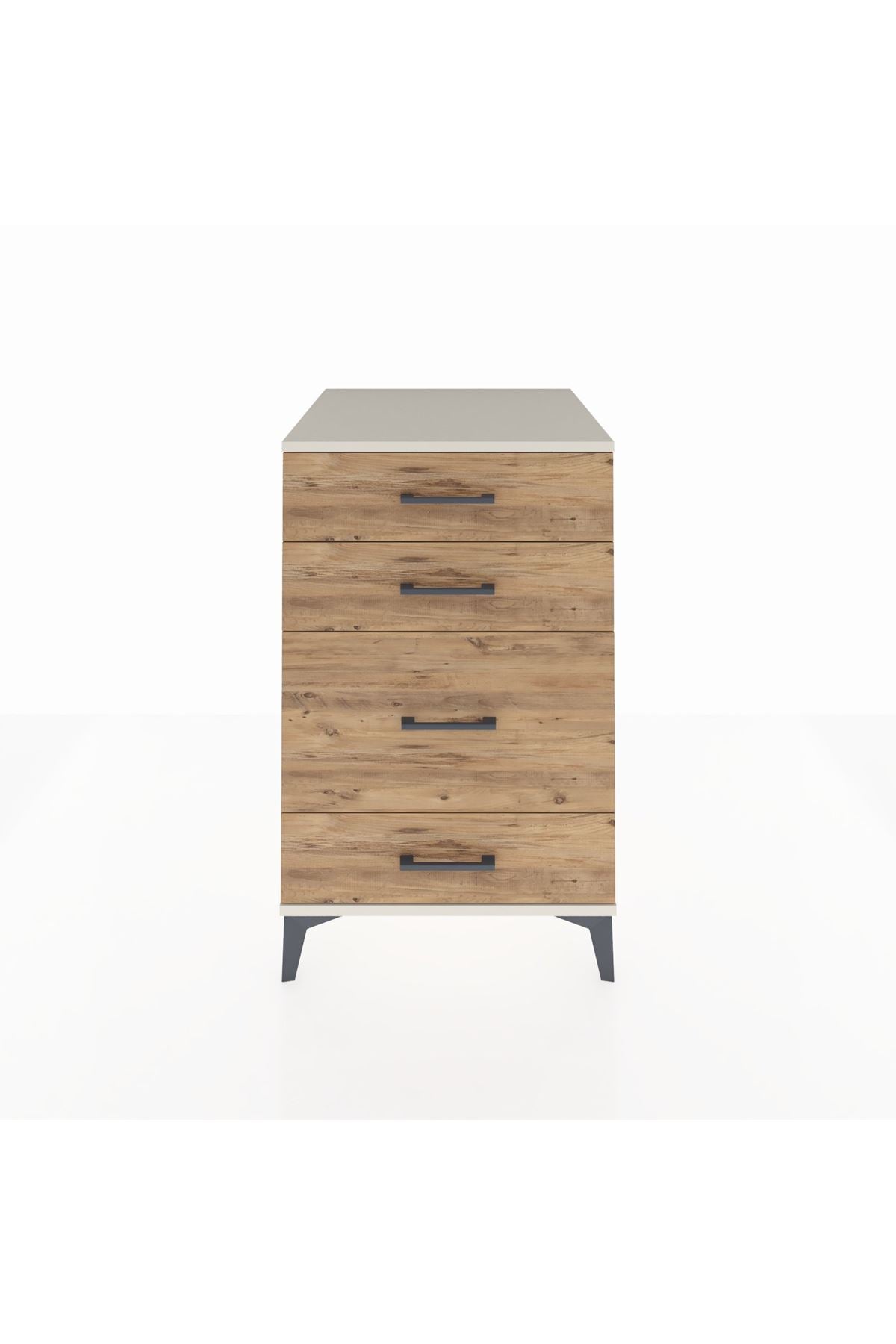 Kronos Komodin 4 Çekmeceli 60x59x96 Aytaşı-Çam