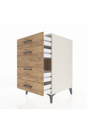Kronos Komodin 4 Çekmeceli 60x59x96 Aytaşı-Çam