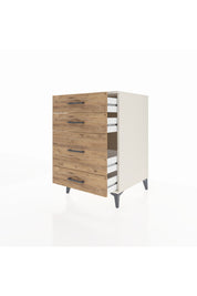 Kronos Komodin 4 Çekmeceli 60x59x96 Aytaşı-Çam