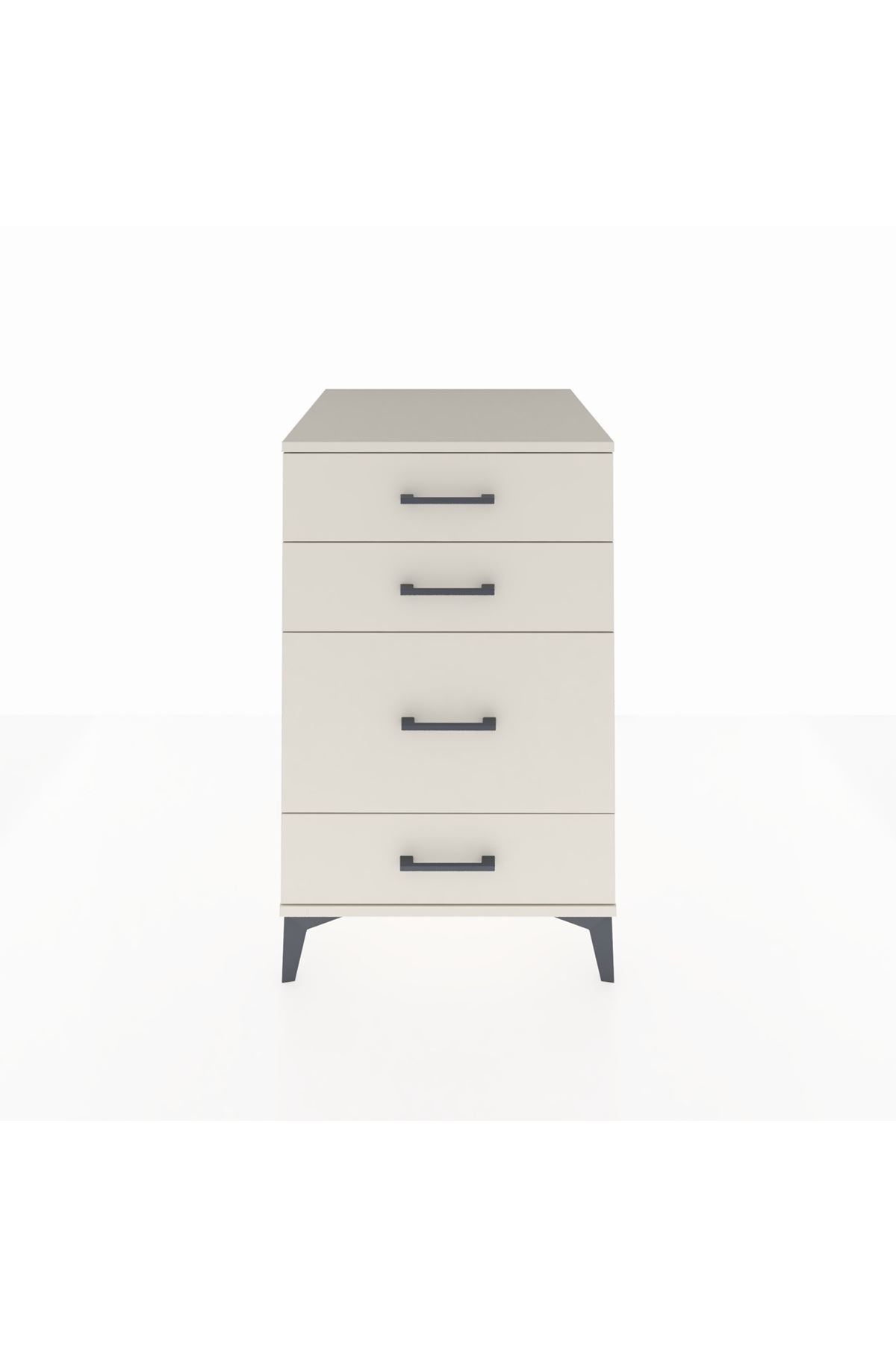 Kronos Komodin 4 Çekmeceli 60x59x96 Aytaşı-Aytaşı