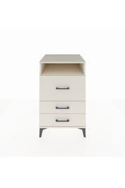 Kronos Komodin Tek Raflı 3 Çekmeceli 60x59x96 Aytaşı-Aytaşı