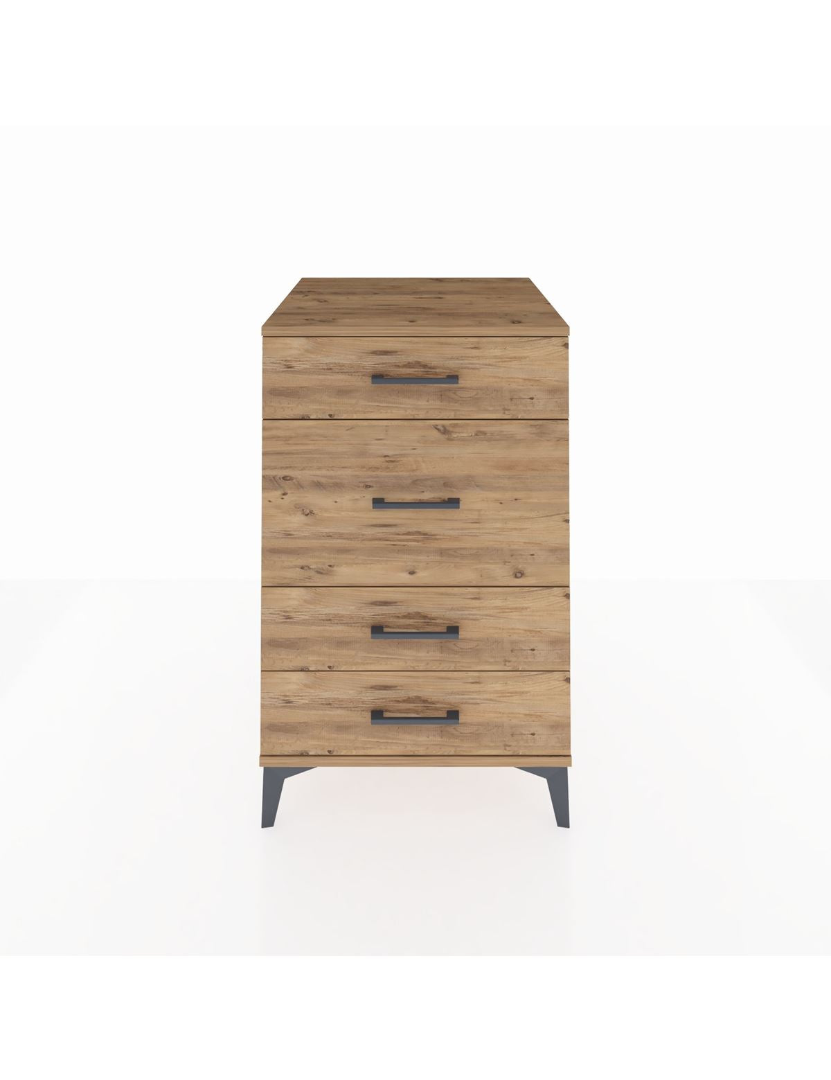 Kronos Komodin 4 Çekmeceli 60x59x96 Çam-Çam