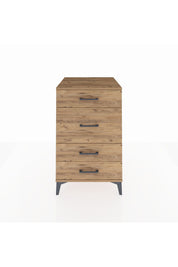 Kronos Komodin 4 Çekmeceli 60x59x96 Çam-Çam