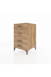 Kronos Komodin 4 Çekmeceli 60x59x96 Çam-Çam