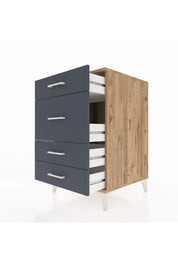 Kronos Komodin 4 Çekmeceli 60x59x96 - S80M015V8C