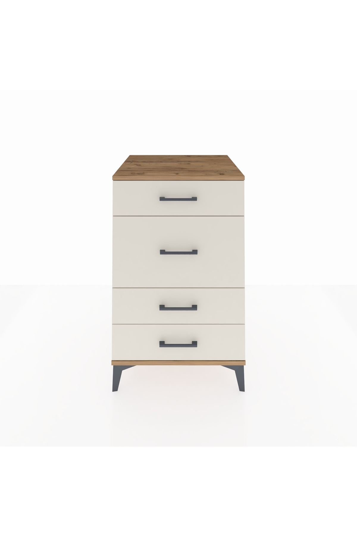 Kronos Komodin 4 Çekmeceli 60x59x96 Çam-Aytaşı