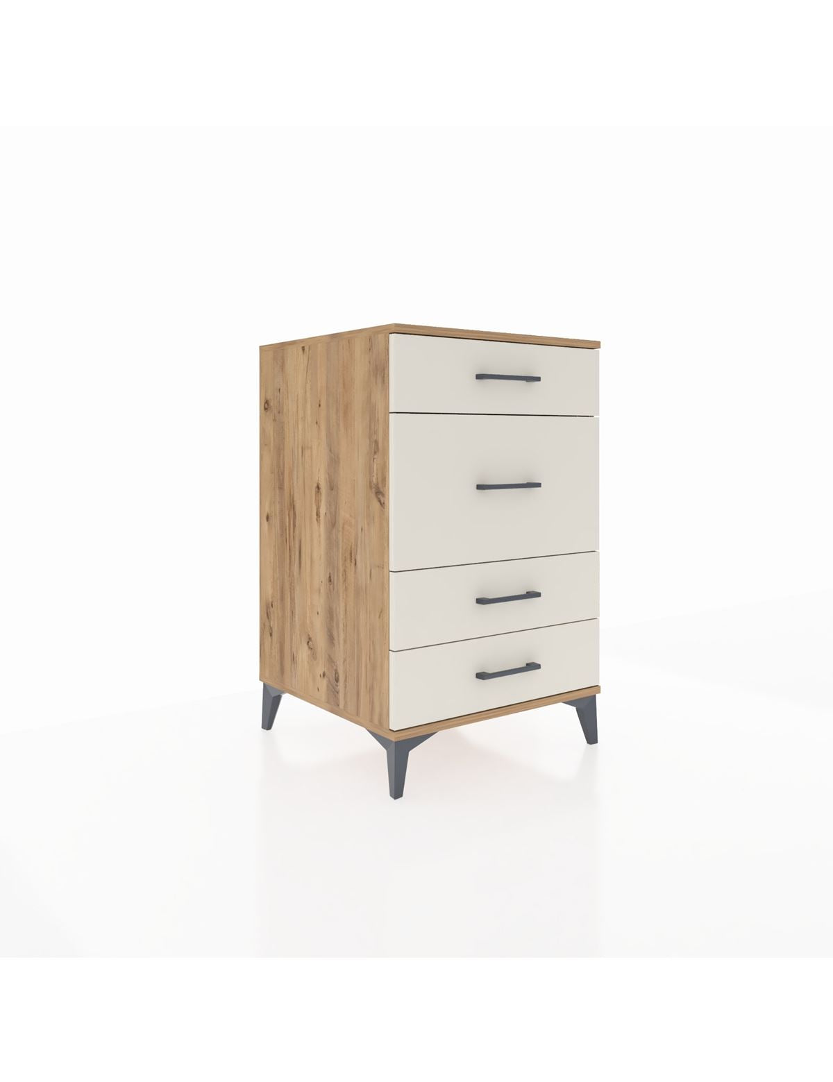 Kronos Komodin 4 Çekmeceli 60x59x96 Çam-Aytaşı