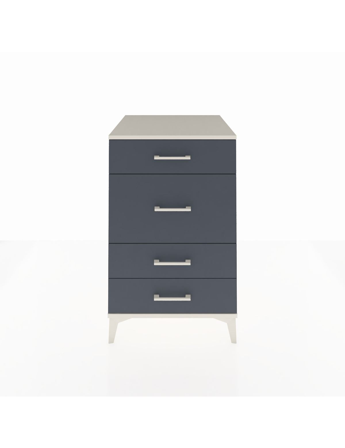 Kronos Komodin 4 Çekmeceli 60x59x96 Aytaşı-Antrasit