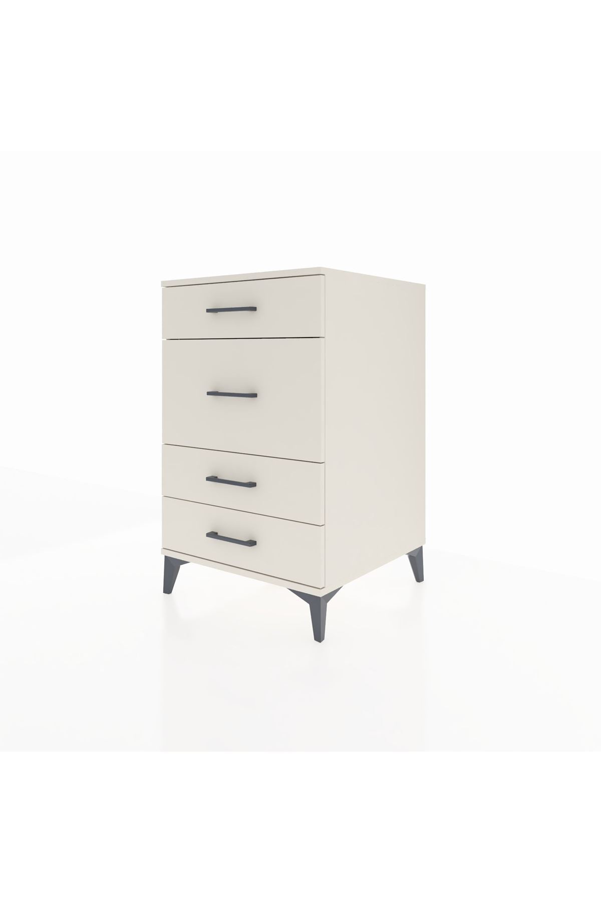 Kronos Komodin 4 Çekmeceli 60x59x96 Aytaşı-Aytaşı