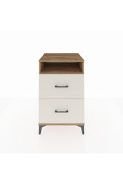 Kronos Komodin Tek Raflı 2 Çekmeceli 60x59x96 - S80M014V7C