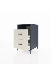 Kronos Komodin Tek Raflı 2 Çekmeceli 60x59x96 - S80M014V4C