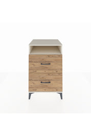Kronos Komodin Tek Raflı 2 Çekmeceli 60x59x96 - S80M014V3C