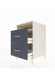 Kronos Komodin Tek Raflı 2 Çekmeceli 60x59x96 - S80M014V2C