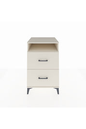 Kronos Komodin Tek Raflı 2 Çekmeceli 60x59x96 Aytaşı-Aytaşı