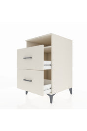 Kronos Komodin Tek Raflı 2 Çekmeceli 60x59x96 Aytaşı-Aytaşı