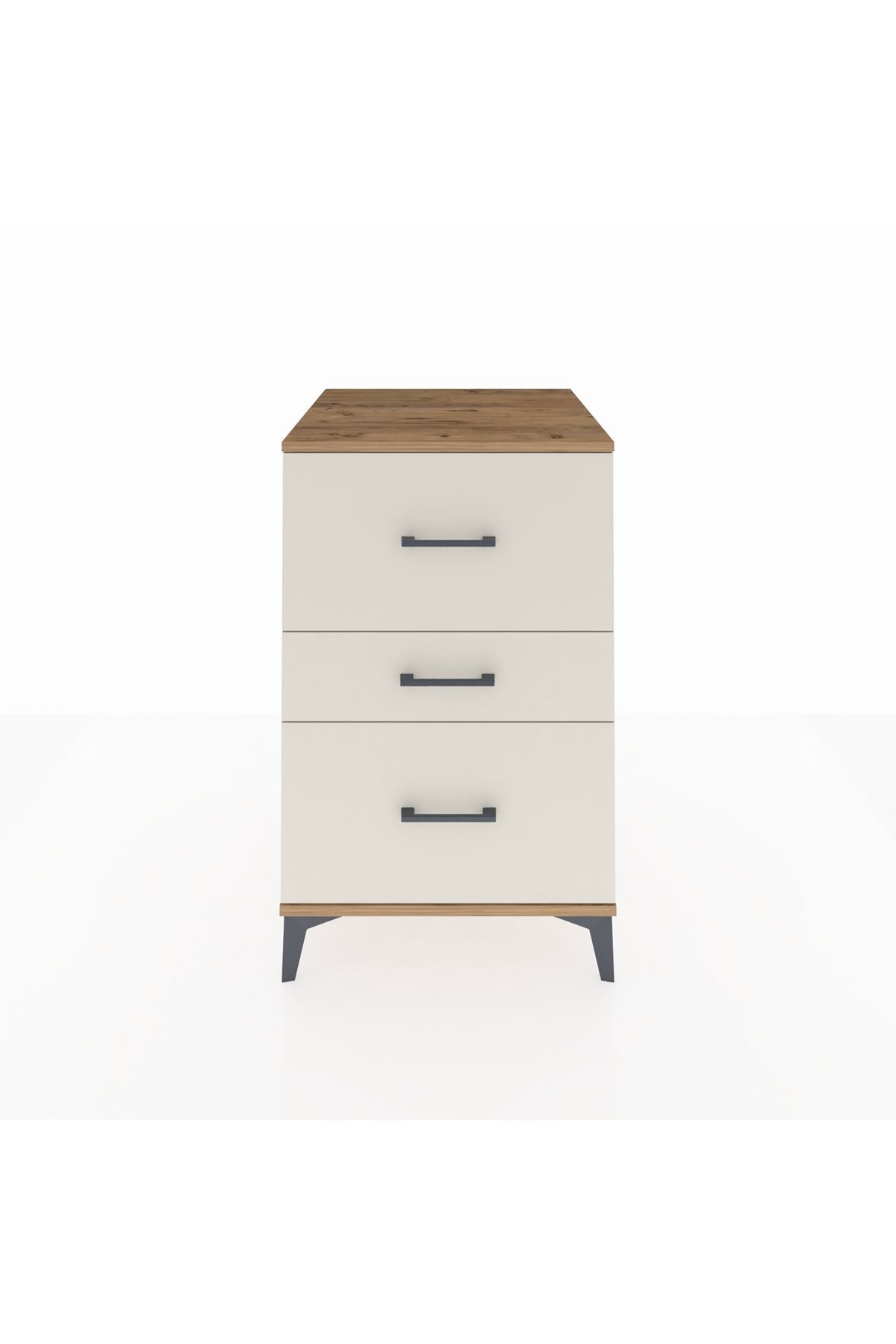 Kronos Komodin 3 Çekmeceli 60x59x96 Çam-Aytaşı