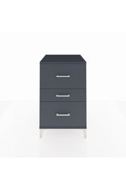 Kronos Komodin 3 Çekmeceli 60x59x96 Antrasit-Antrasit