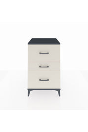 Kronos Komodin 3 Çekmeceli 60x59x96 Antrasit-Aytaşı