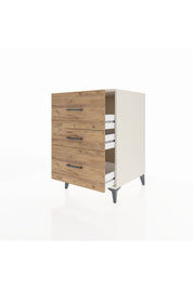 Kronos Komodin 3 Çekmeceli 60x59x96 Aytaşı-Çam