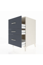 Kronos Komodin 3 Çekmeceli 60x59x96 Aytaşı-Antrasit