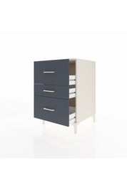 Kronos Komodin 3 Çekmeceli 60x59x96 Aytaşı-Antrasit