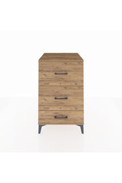 Kronos Komodin 3 Çekmeceli 60x59x96 Çam-Çam
