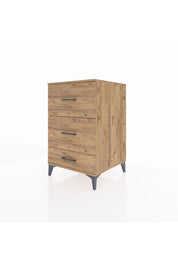 Kronos Komodin 3 Çekmeceli 60x59x96 Çam-Çam