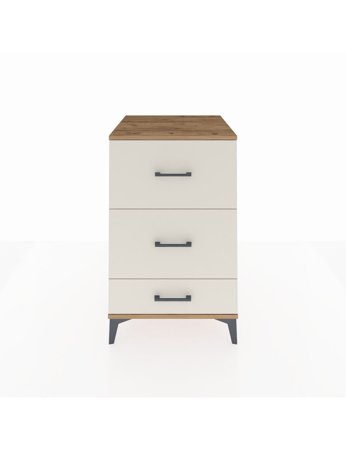 Kronos Komodin 3 Çekmeceli 60x59x96 Çam-Aytaşı