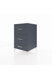 Kronos Komodin 3 Çekmeceli 60x59x96 Antrasit-Antrasit
