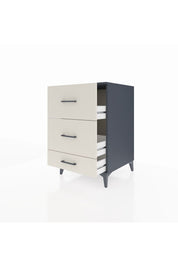 Kronos Komodin 3 Çekmeceli 60x59x96 Antrasit-Aytaşı