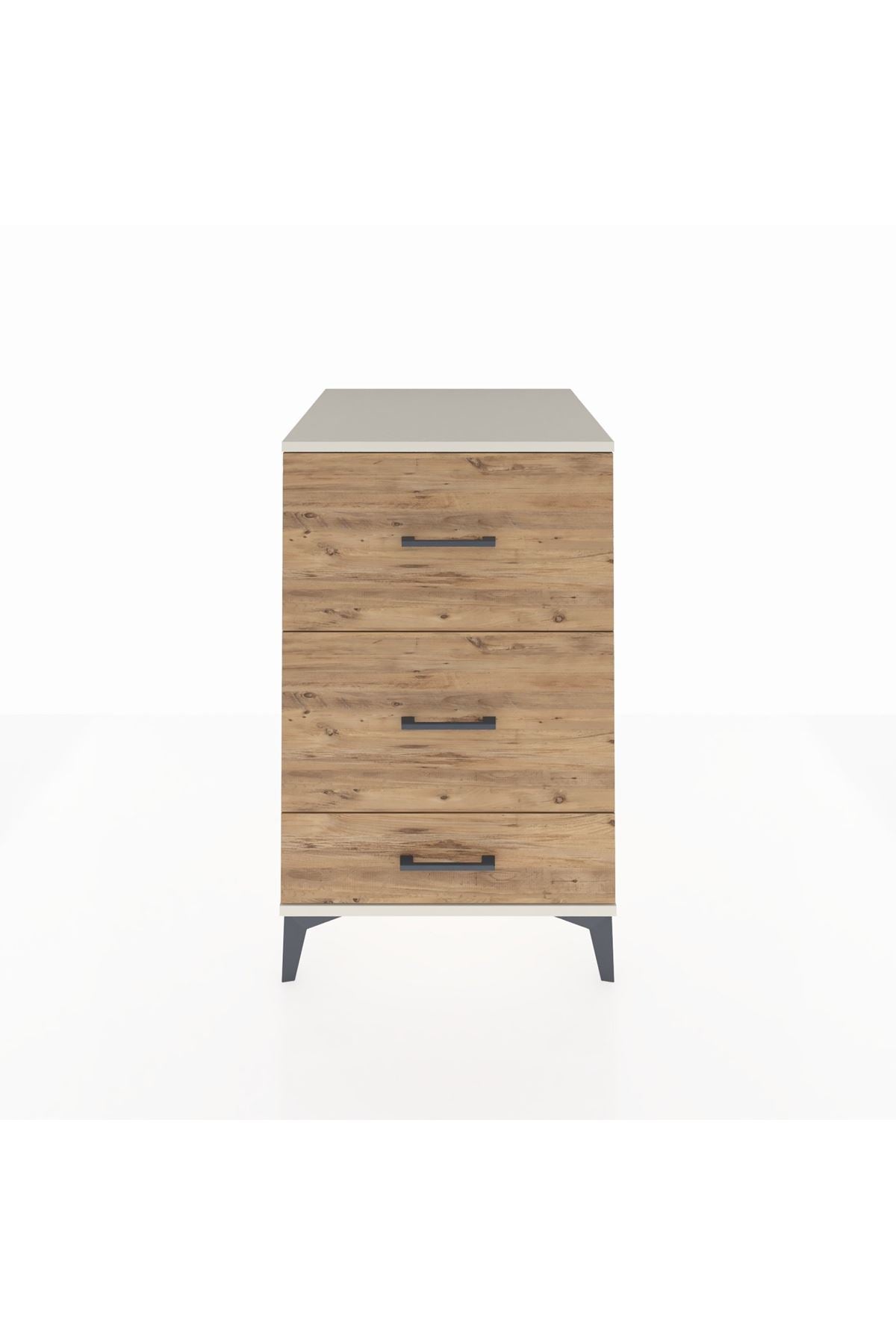 Kronos Komodin 3 Çekmeceli 60x59x96 Aytaşı-Çam