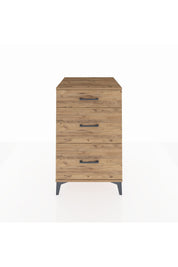 Kronos Komodin 3 Çekmeceli 60x59x96 Çam-Çam