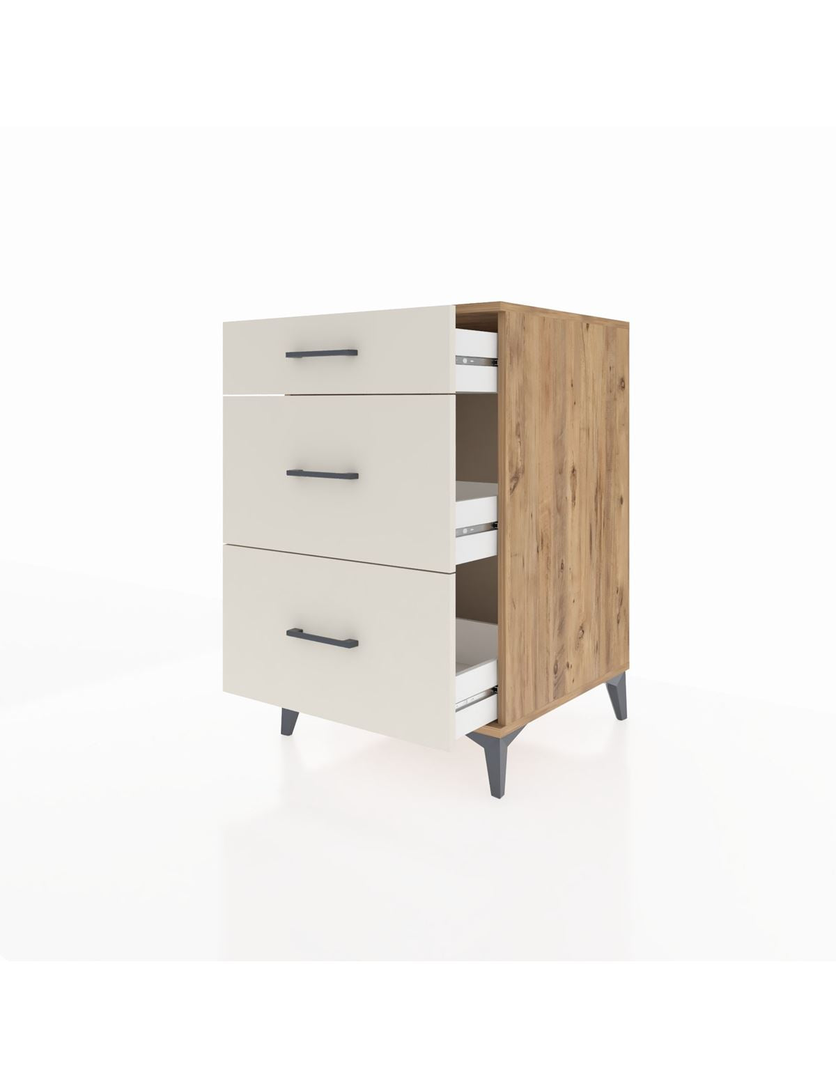 Kronos Komodin 3 Çekmeceli 60x59x96 - S80M011V7C