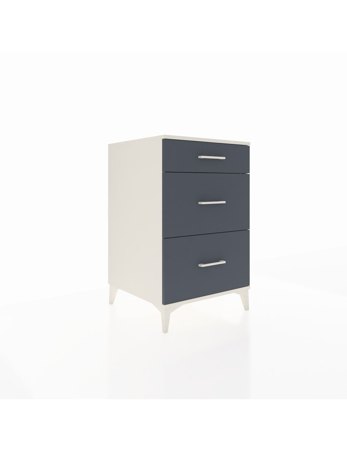 Kronos Komodin 3 Çekmeceli 60x59x96 Aytaşı-Antrasit