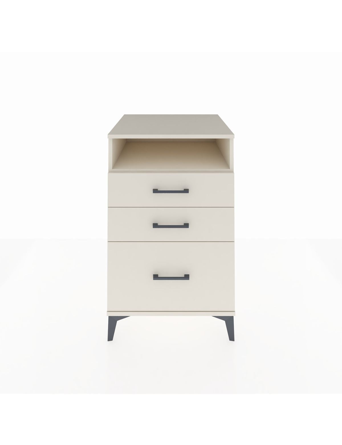 Kronos Komodin Tek Raflı 3 Çekmeceli 60x59x96 Aytaşı-Aytaşı