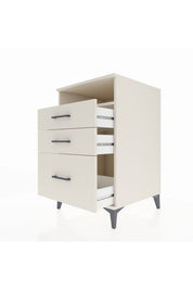 Kronos Komodin Tek Raflı 3 Çekmeceli 60x59x96 Aytaşı-Aytaşı