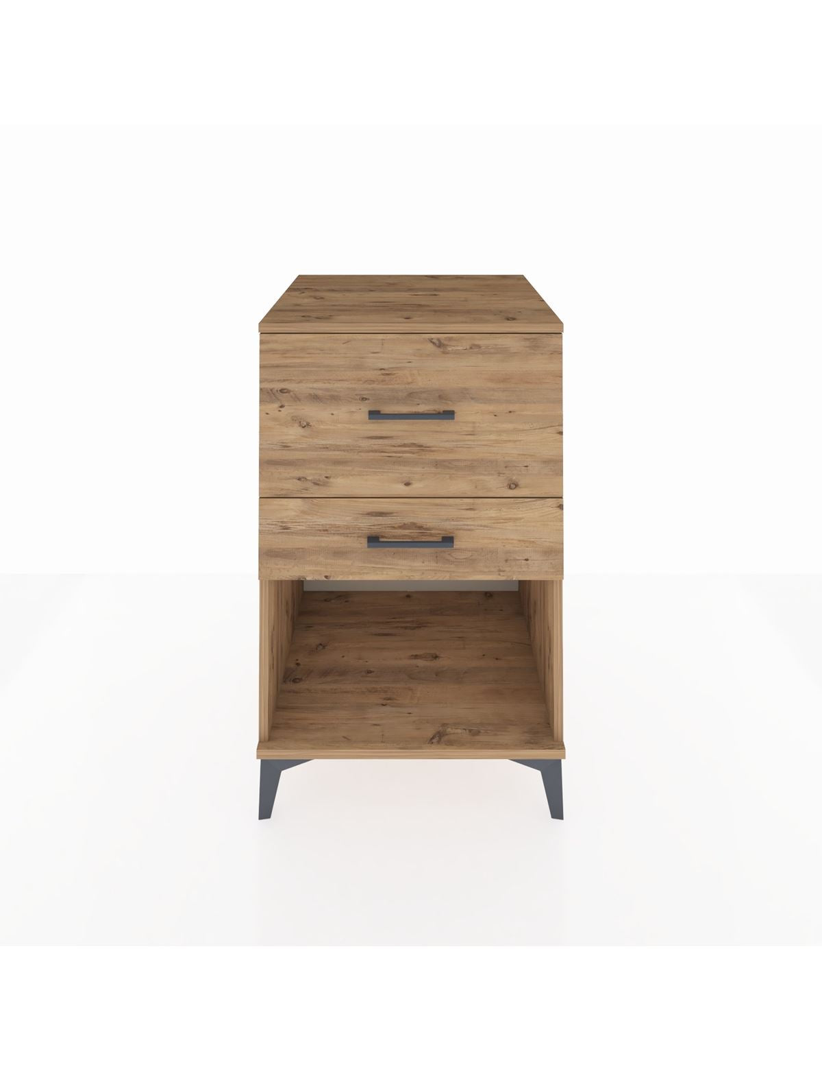 Kronos Komodin 2 Çekmeceli 60x59x96 Çam-Çam