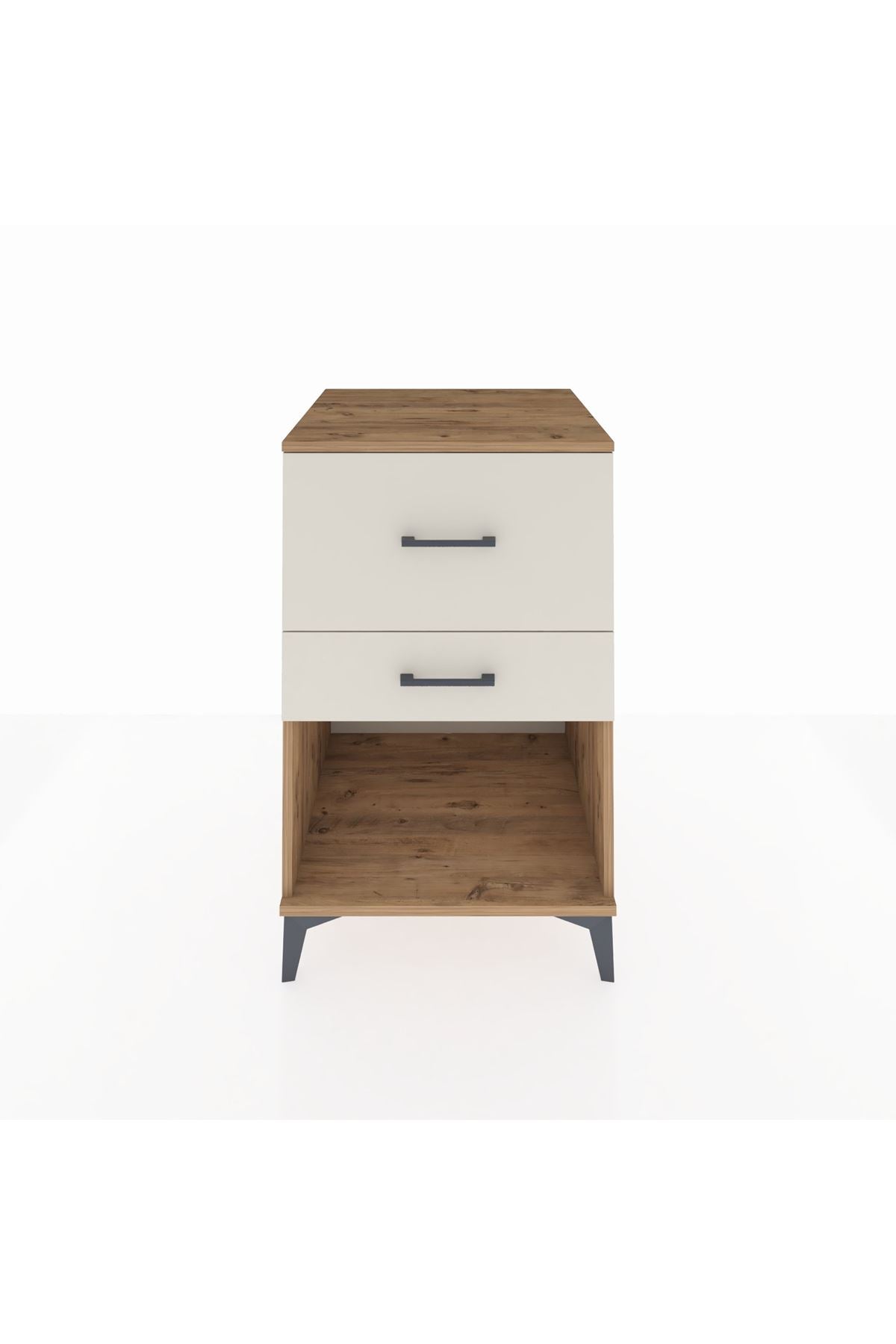 Kronos Komodin 2 Çekmeceli 60x59x96 Çam-Aytaşı