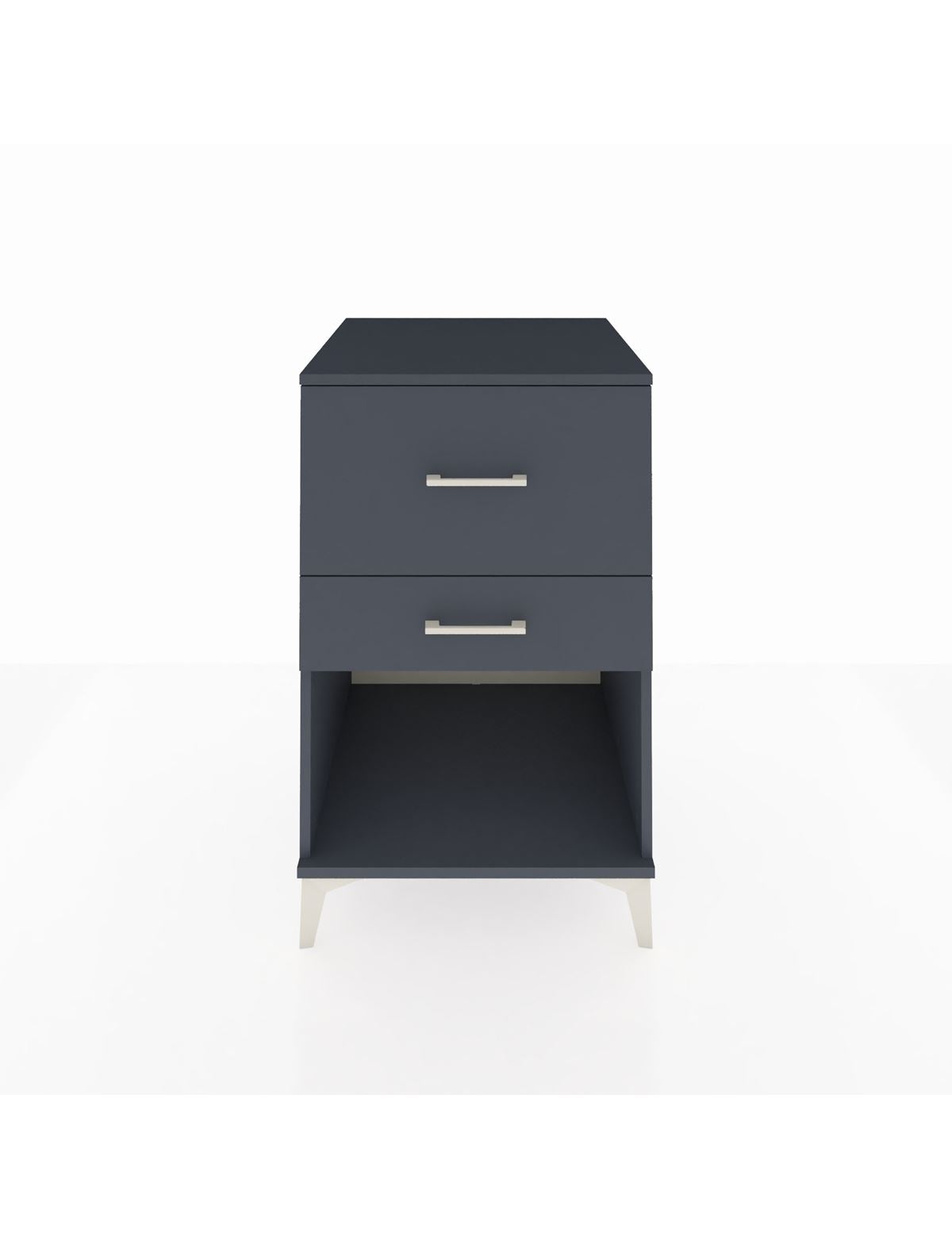 Kronos Komodin 2 Çekmeceli 60x59x96 Antrasit-Antrasit