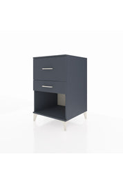 Kronos Komodin 2 Çekmeceli 60x59x96 Antrasit-Antrasit