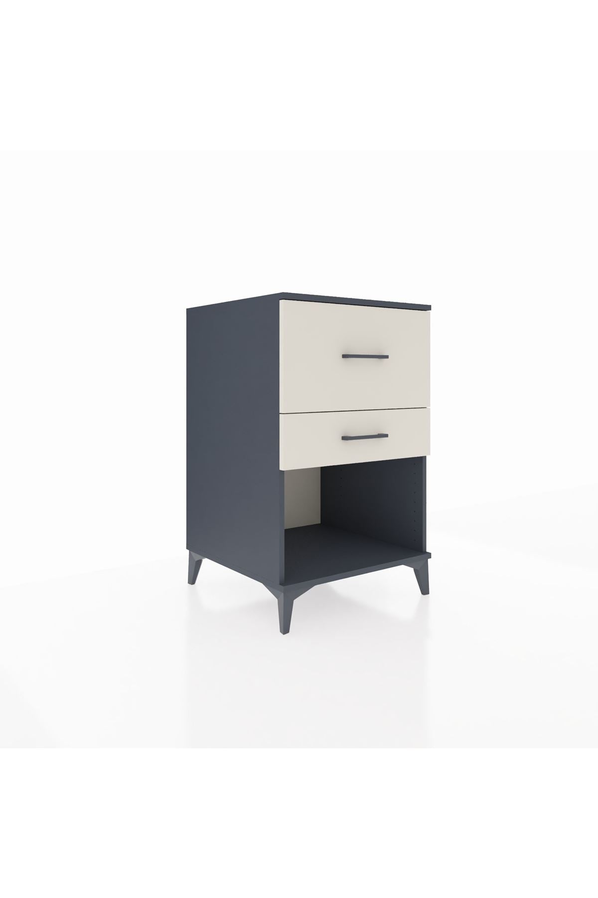 Kronos Komodin 2 Çekmeceli 60x59x96 Antrasit-Aytaşı