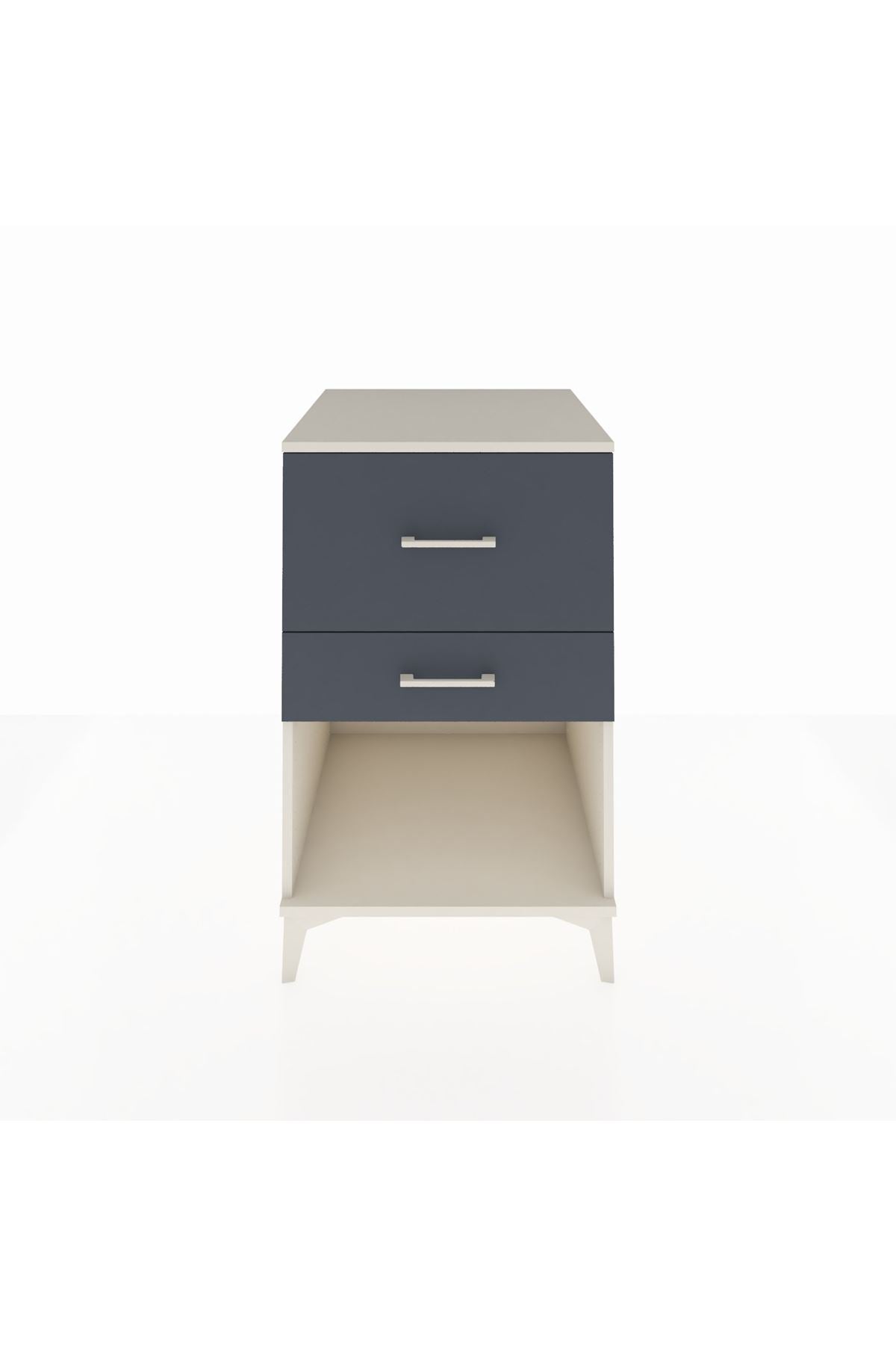 Kronos Komodin 2 Çekmeceli 60x59x96 Aytaşı-Antrasit